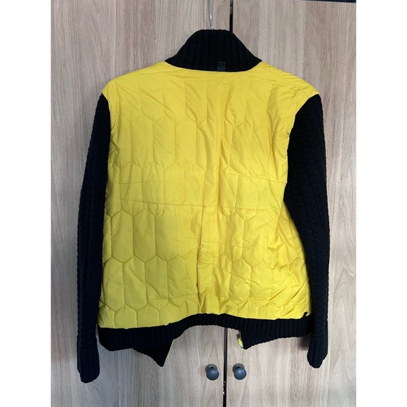 BOSS HUGO BOSS reversible puffer men’s knitted jacket - Picture 2 of 12